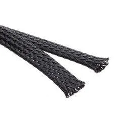 1/4-inch diameter woven polyester expandable wire sleeving, 6 foot