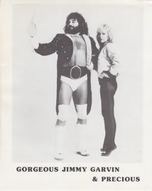 1980's WCCW Gorgeous Jimmy Garvin Precious Promo Photo