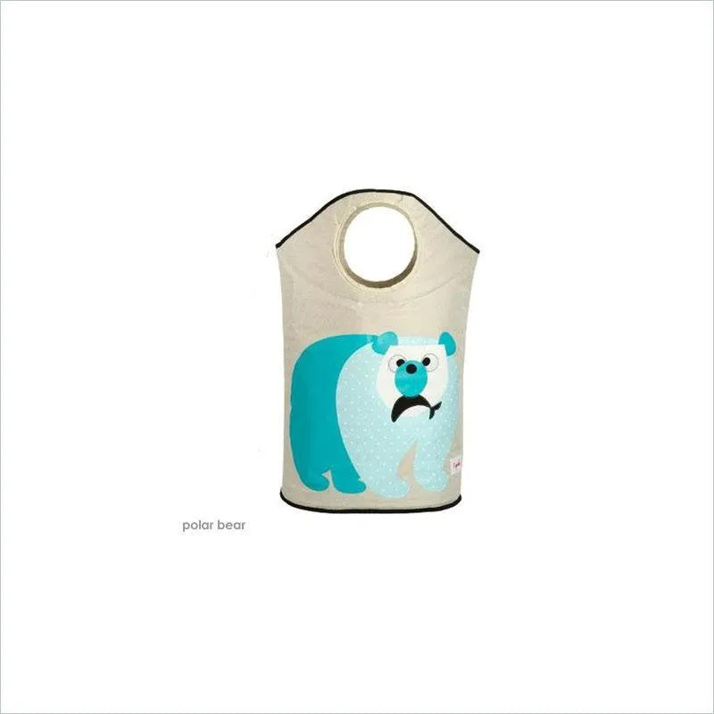 3 Sprouts Laundry Hamper in Polar Bear