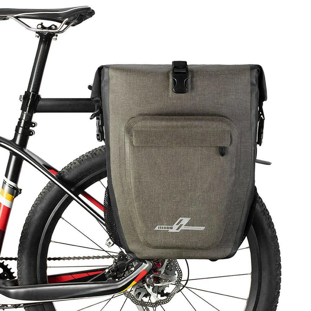 30L Waterproof Bike Rear Rack Bag Bicycle Pannier Bag Shoulder Bag Cycling Touring Grocery Bike Trunk Bag