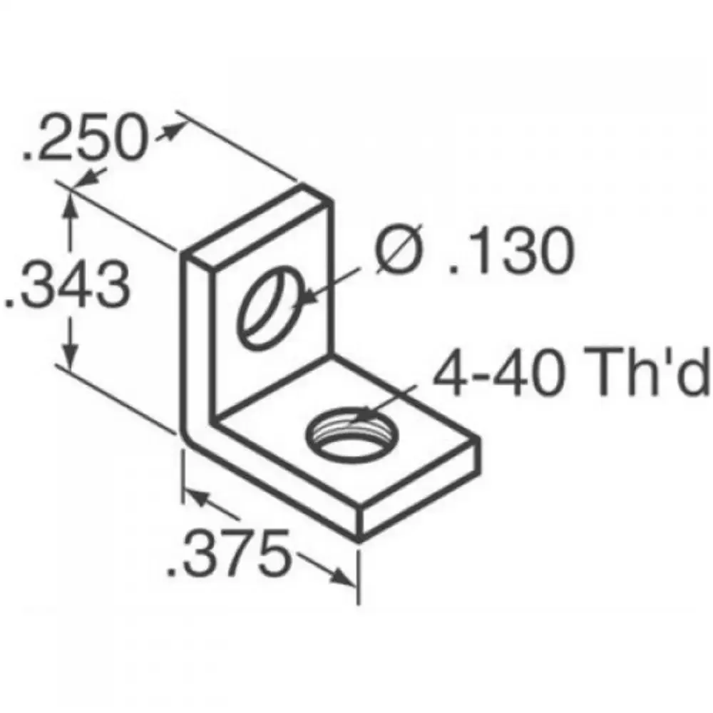 4-40 Angle Bracket (10pk)