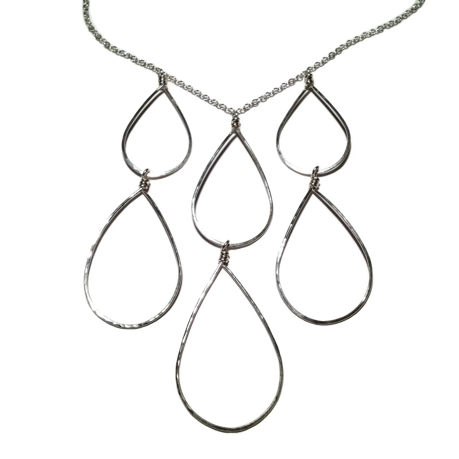 6 Teardrops Necklace