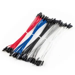 6" F/F Premium Jumper Wires (40pk)