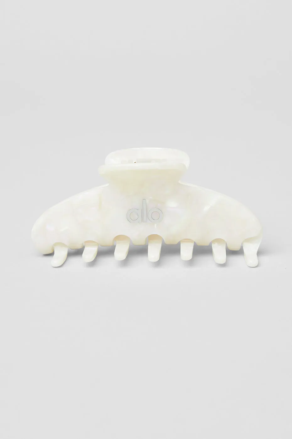 90's Claw Clip - White Pearl