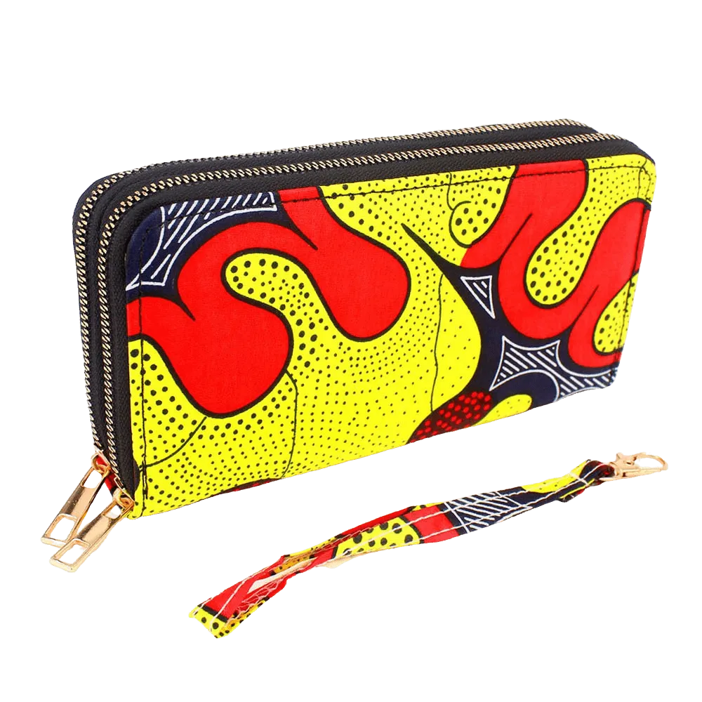 African Wax Print Wallet