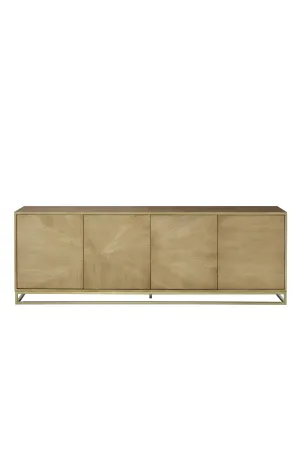 Aged Brass Ash Media Console | Andrew Martin William