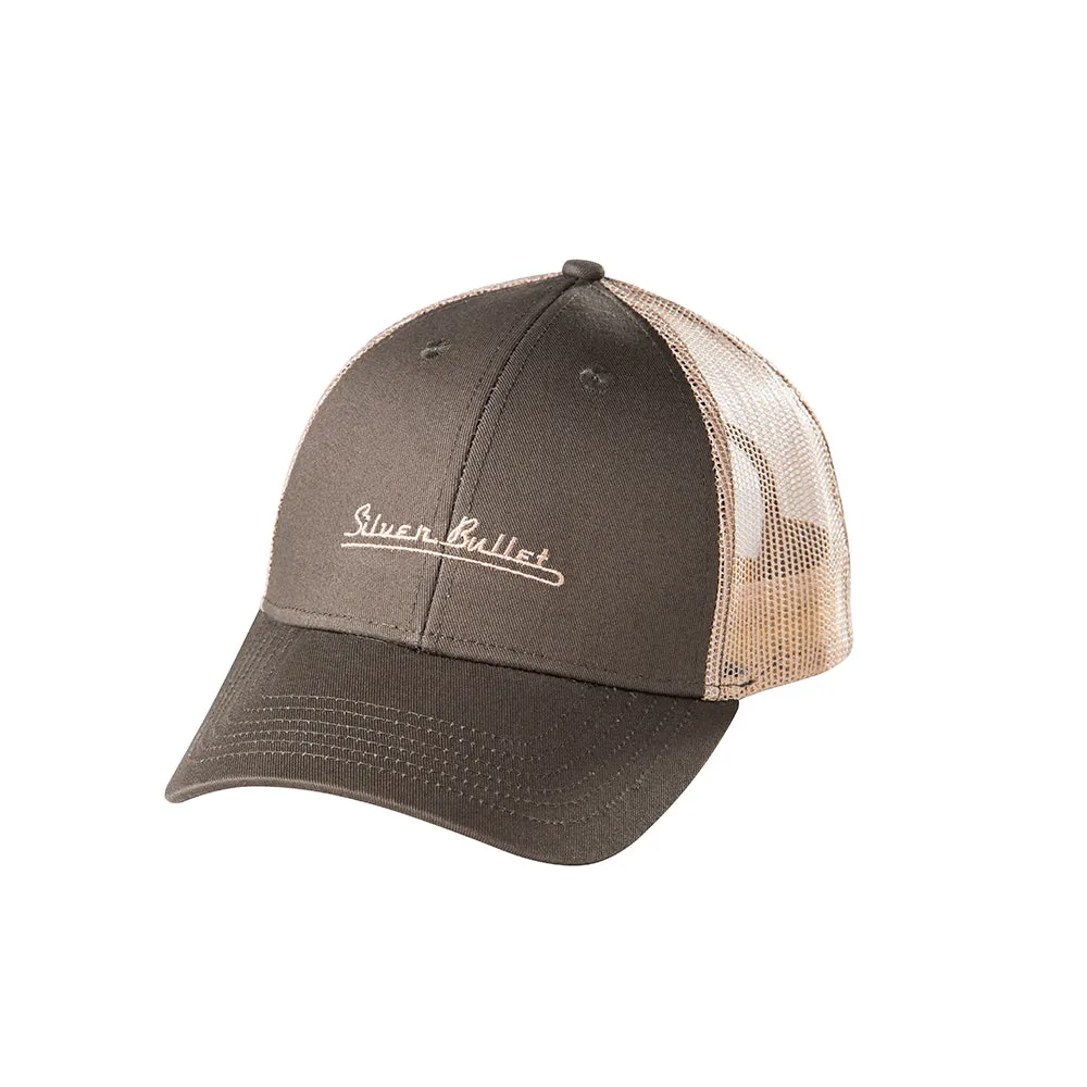 Airstream Silver Bullet Script Trucker Hat