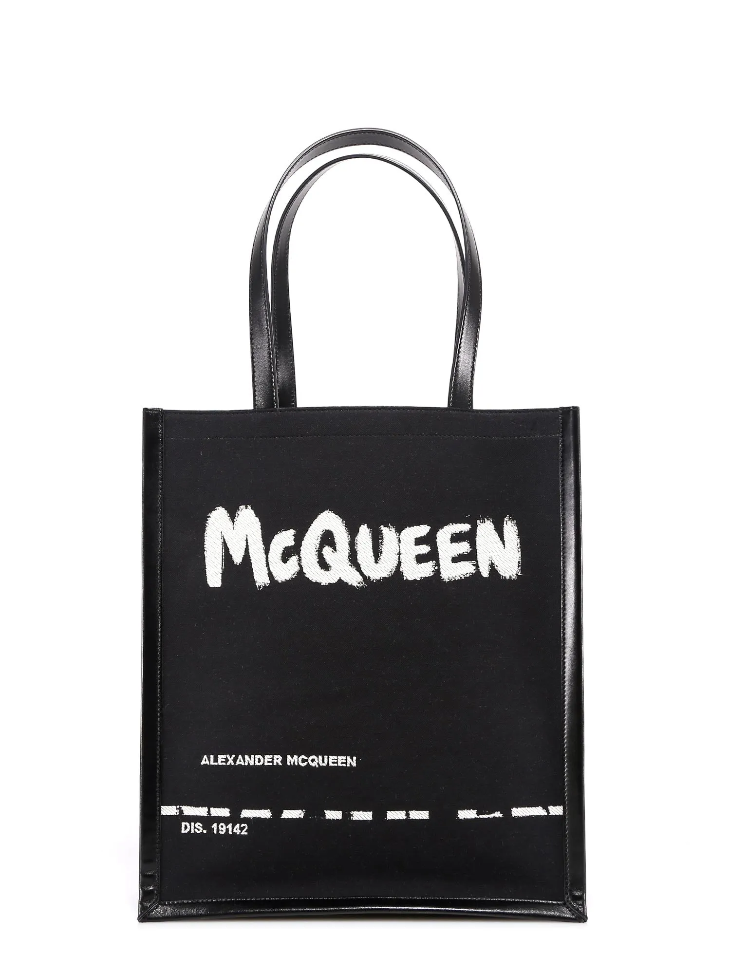 Alexander McQueen Graffiti Logo Tote Bag