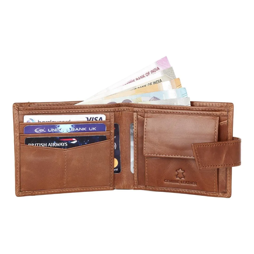 ALEXANDER RFID Protected Leather Wallet for Men