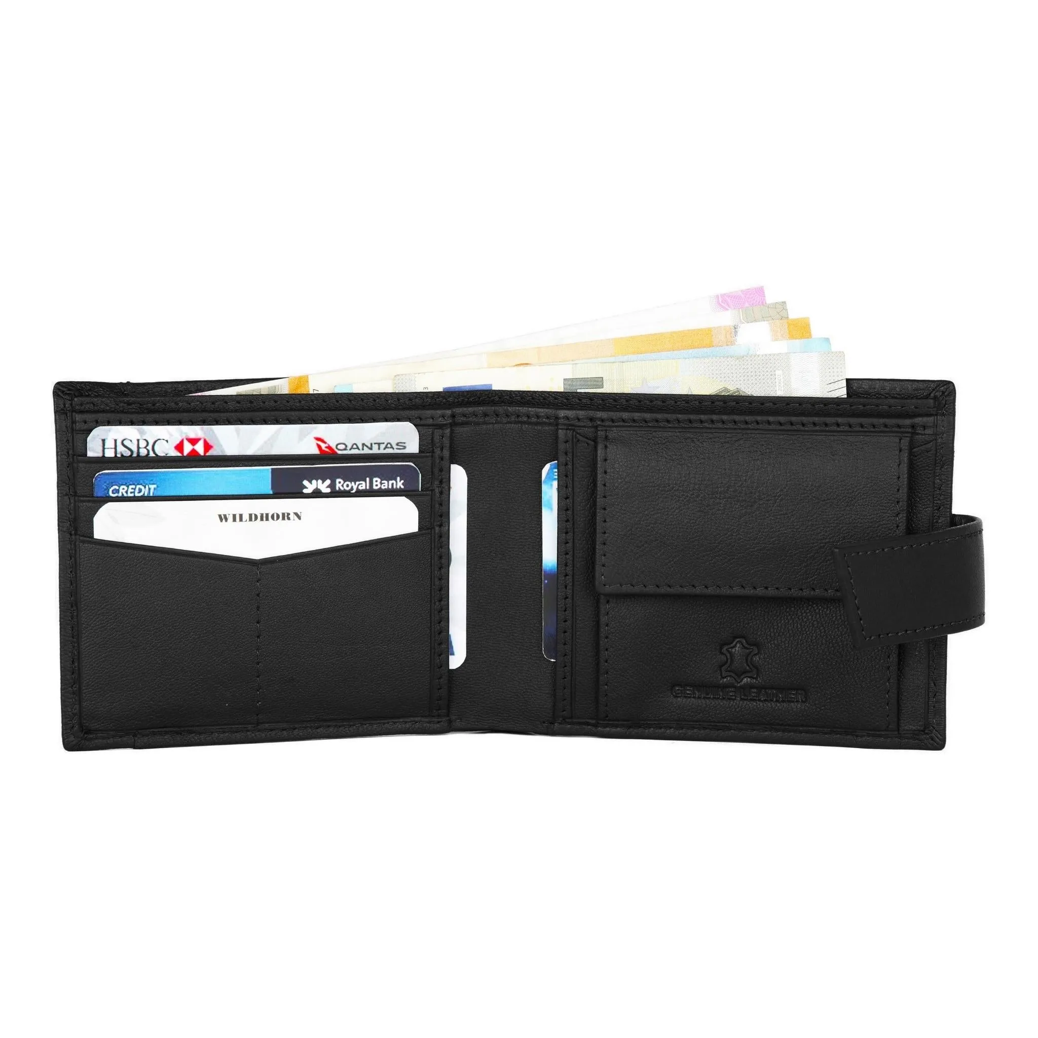 ALEXANDER RFID Protected Leather Wallet for Men