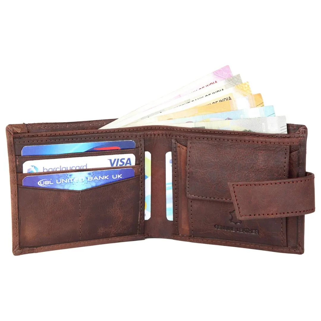 ALEXANDER RFID Protected Leather Wallet for Men