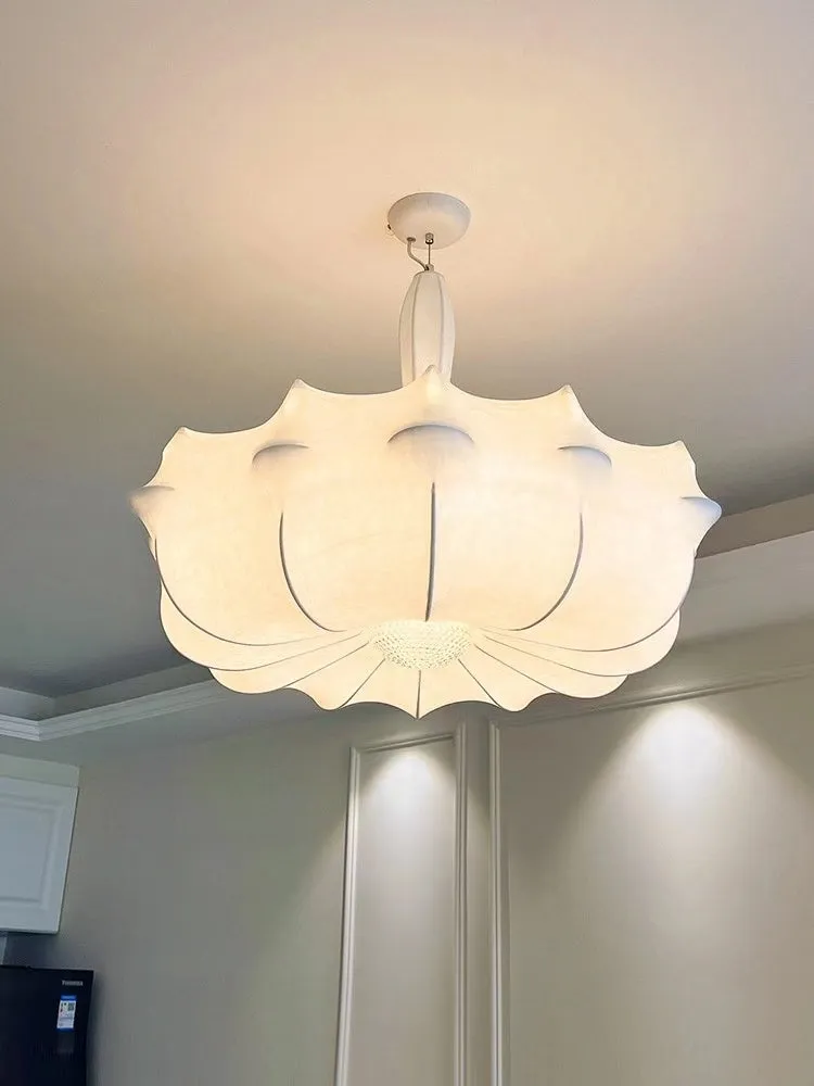 Alien Cloud - French Cream Silk Pendant Chandelier for Living Room/Bedroom