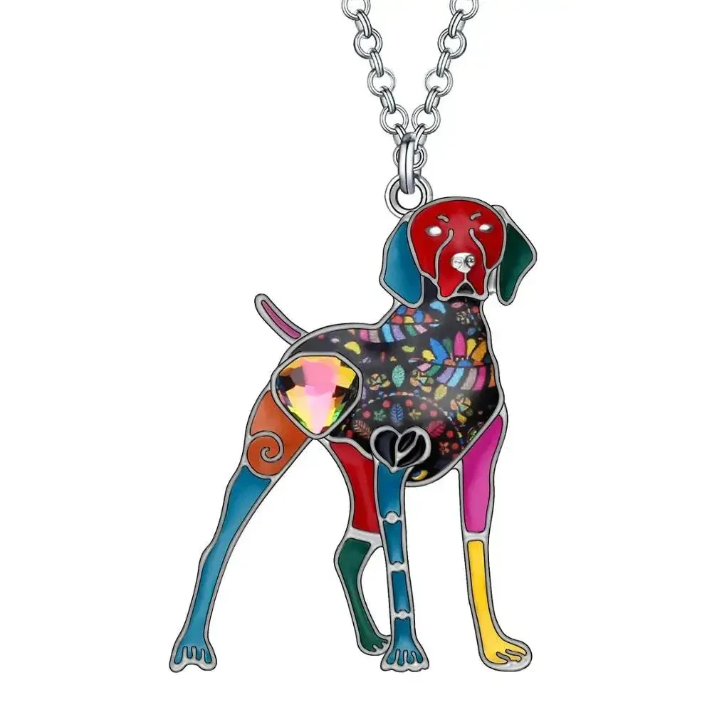 Artistic Doberman Necklace / Brooch (Not cropped ears)