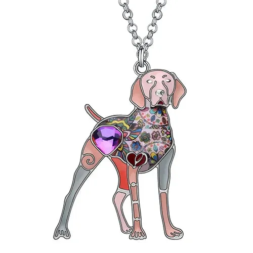 Artistic Doberman Necklace / Brooch (Not cropped ears)