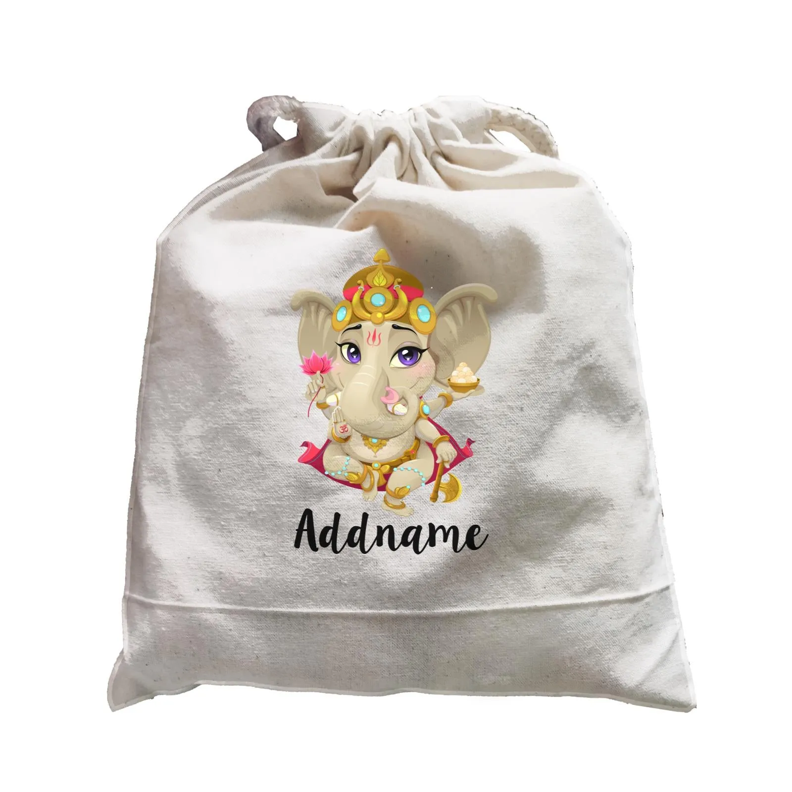 Artistic Ganesha Addname Satchel