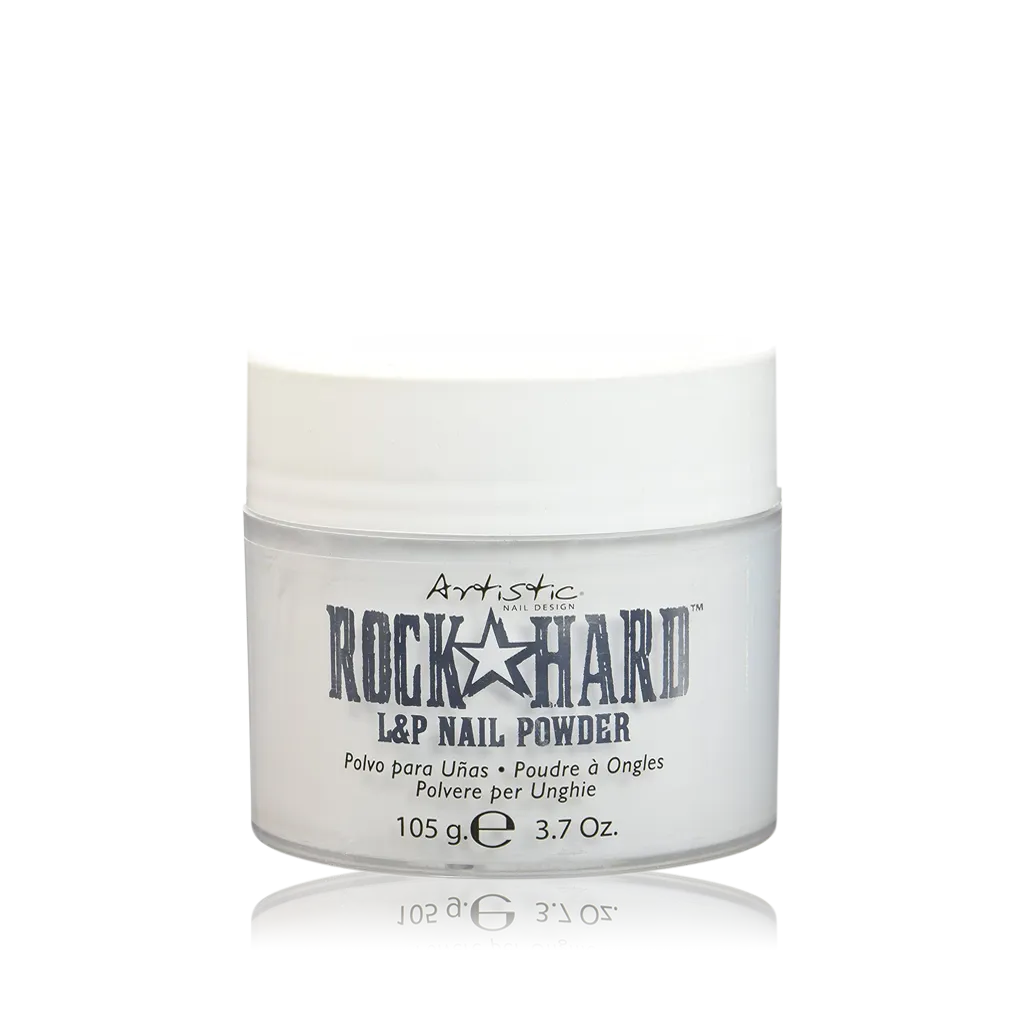 Artistic Rock Hard L&P Nail Powder, VIP Bright White, 105g, 3.7oz, 2411