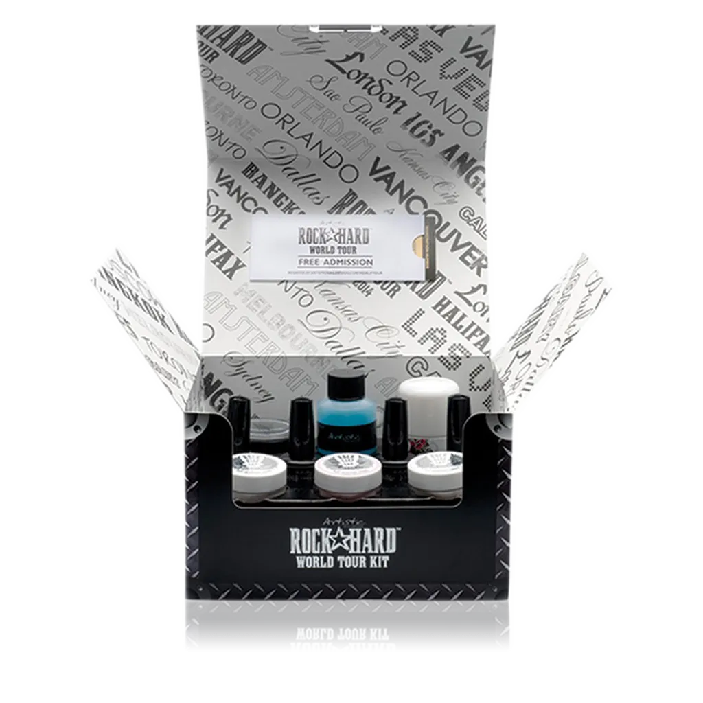 Artistic Rock Hard LED Gel VIP World Tour Kit, 02252