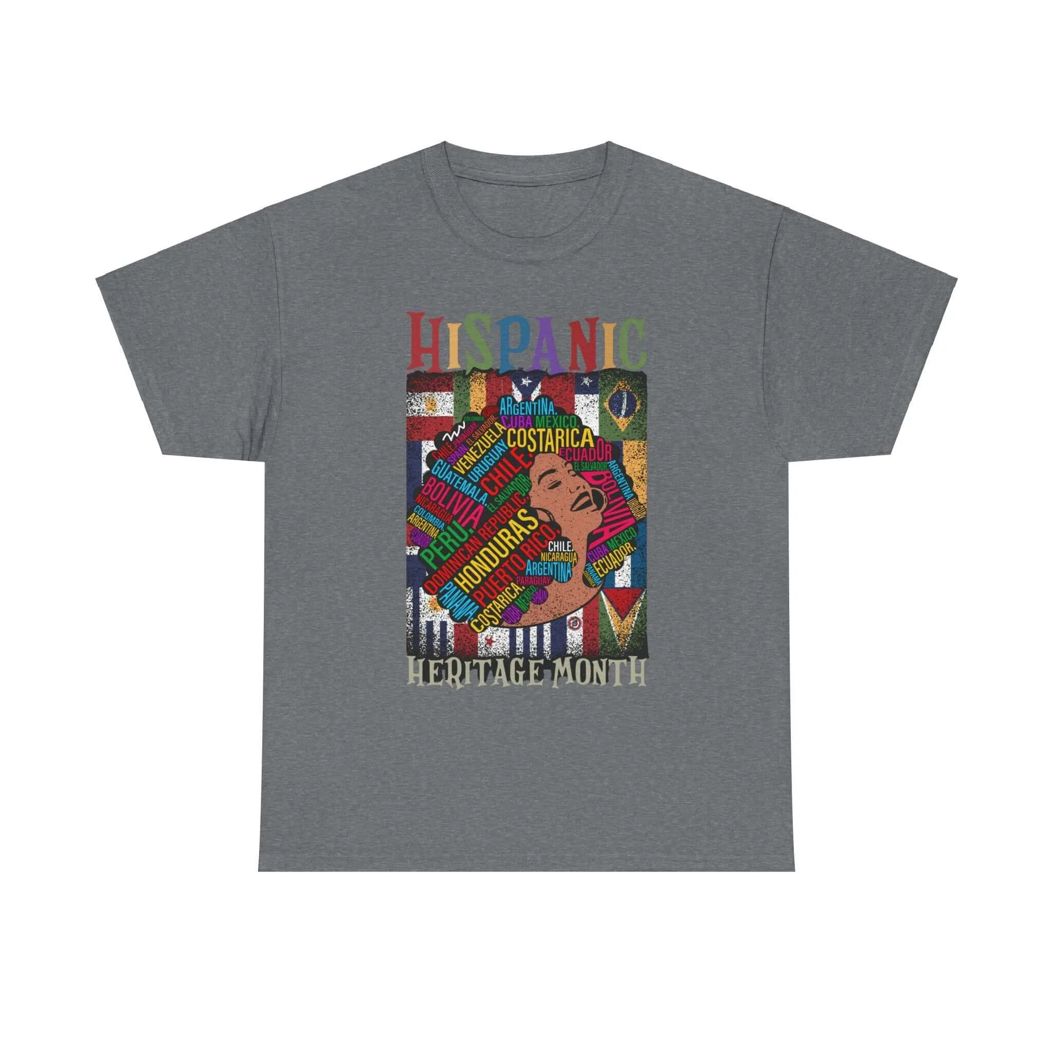 Artistic Tees Head Representation with country Formation