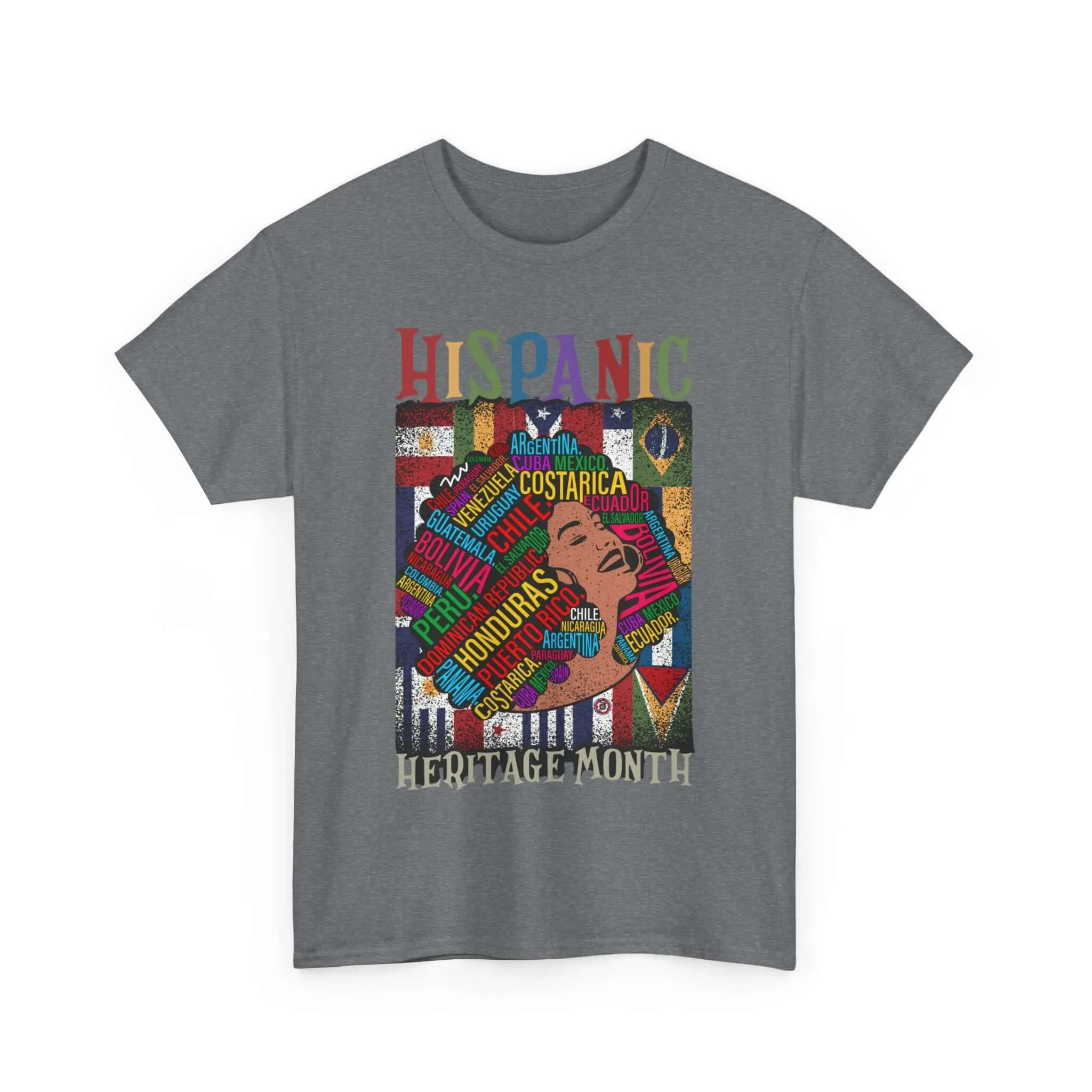 Artistic Tees Head Representation with country Formation