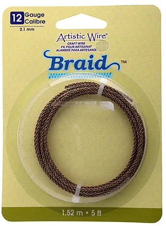 Artistic Wire - Braid 12ga Round 5ft