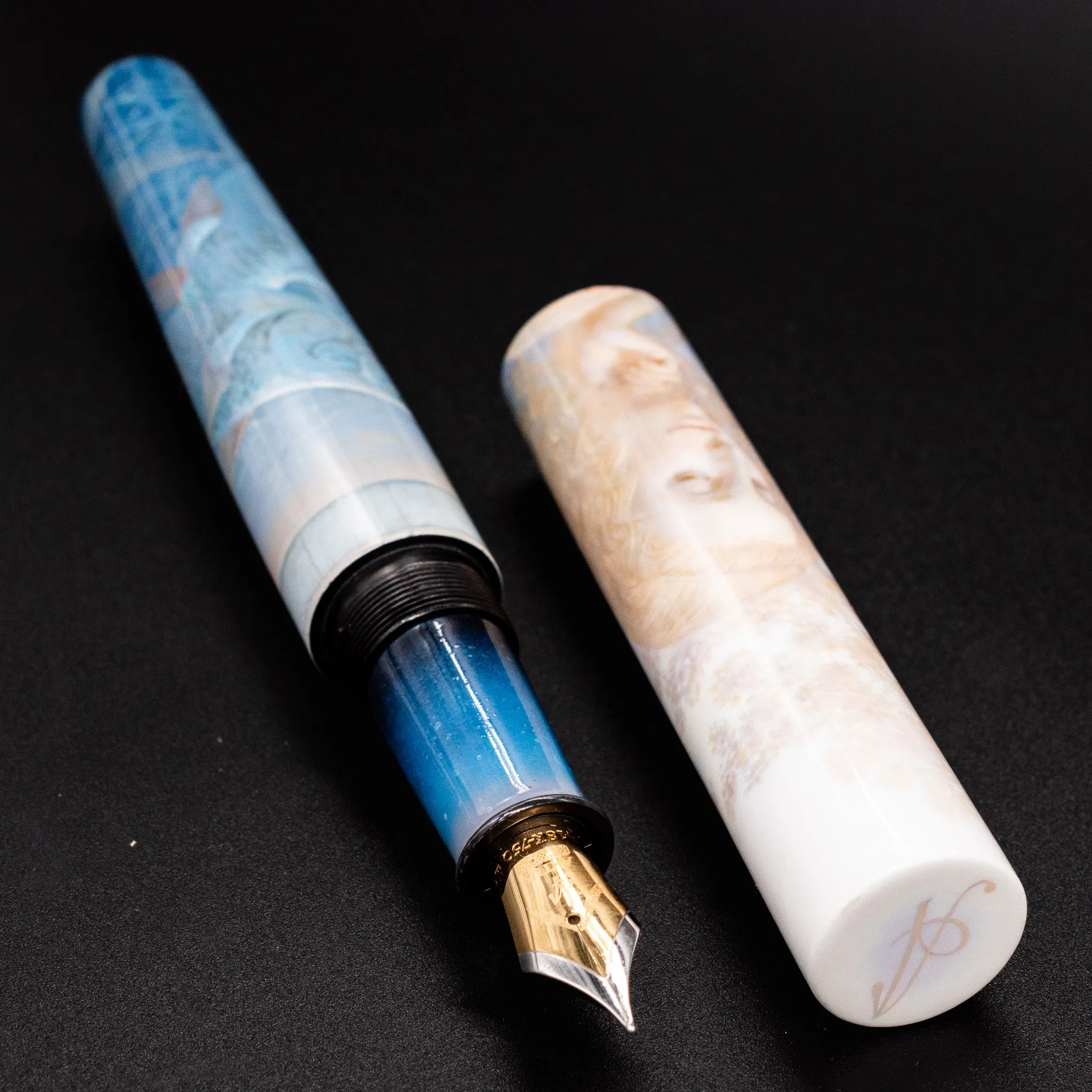 Artus The Nostalgia Hand Painted Fountain Pen - Preowned