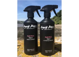 August Race Kayak Clean Kit - Kayak Cleaner and UV Protector - 2 x 500ml Bottles