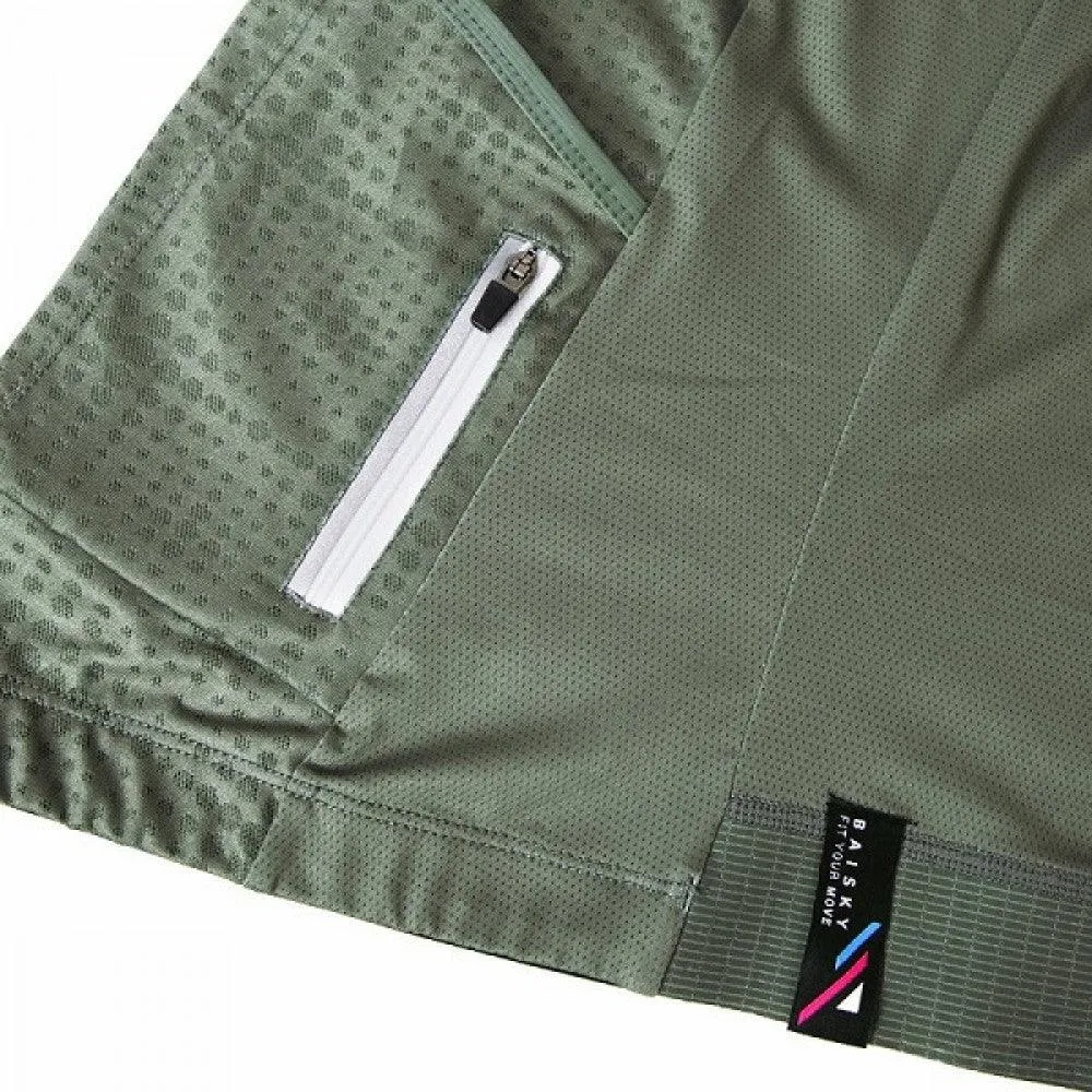 Baisky Short Men Cycling Jersey (Purity Army Green)