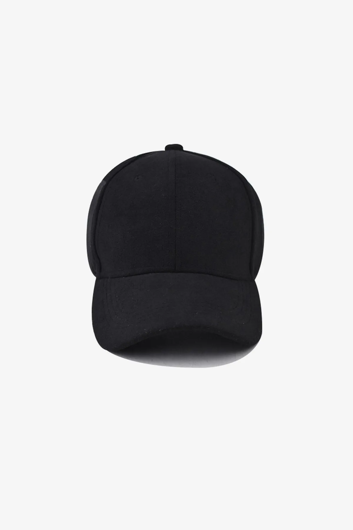 Basic Black Suede Cap - W23 - MCP063R