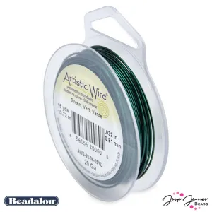 Beadalon 20 Gauge Artistic Wire in Green