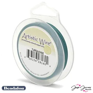 Beadalon Artistic Wire 22 Gauge Turquoise