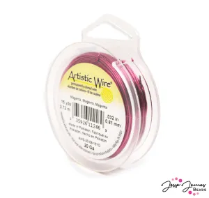 Beadalon Artistic Wire in 20 Gauge Magenta