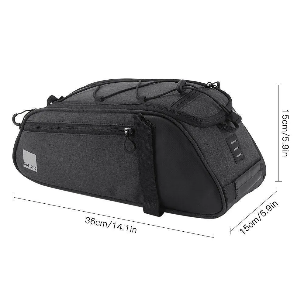 Bike Rack Bag Water Repellent Cycling Bike Rear Seat Bag Bike Trunk Cargo Pack Road Bike Carrier Bag