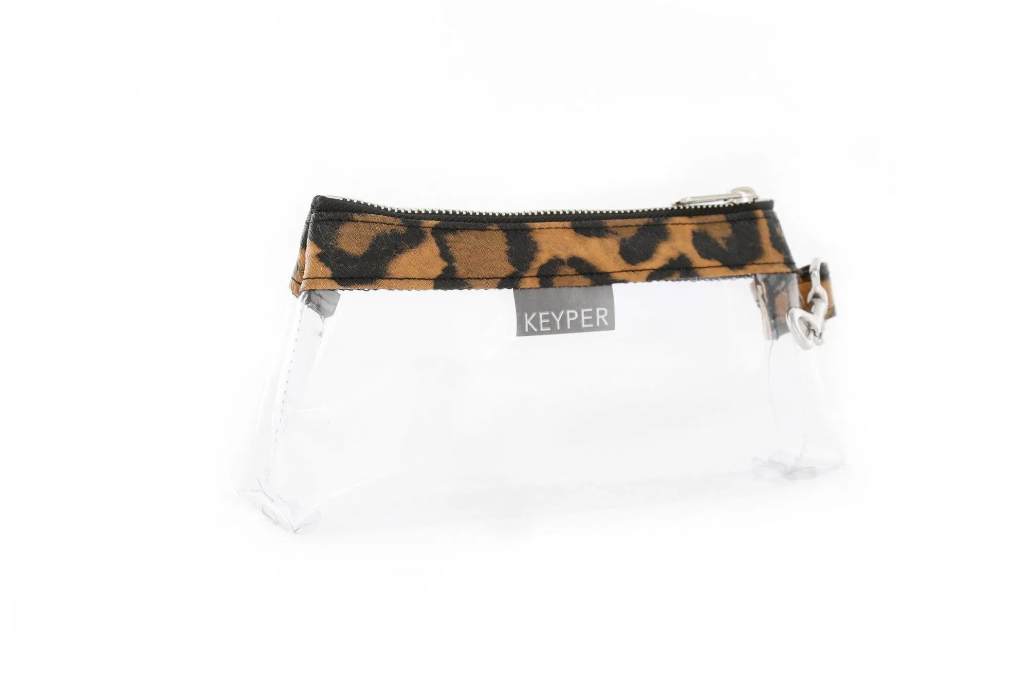 Brown Leopard SIGNATURE KEYPIT Set • Wristlet