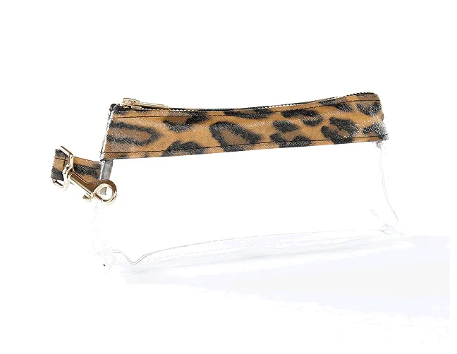 Brown Leopard SIGNATURE KEYPIT Set • Wristlet