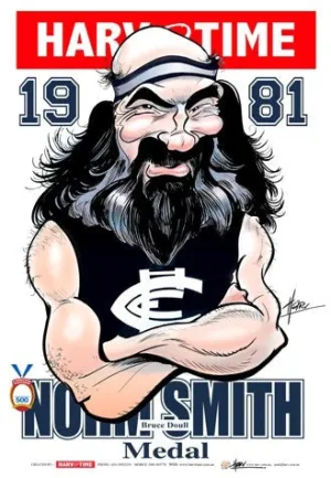 Bruce Doull, 1981 Norm Smith Medal, Harv Time Poster