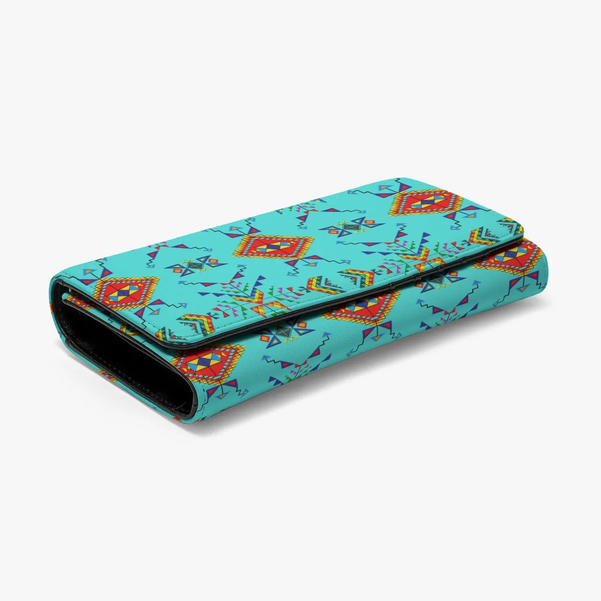 Buffalo Jump Turquoise Foldable Wallet