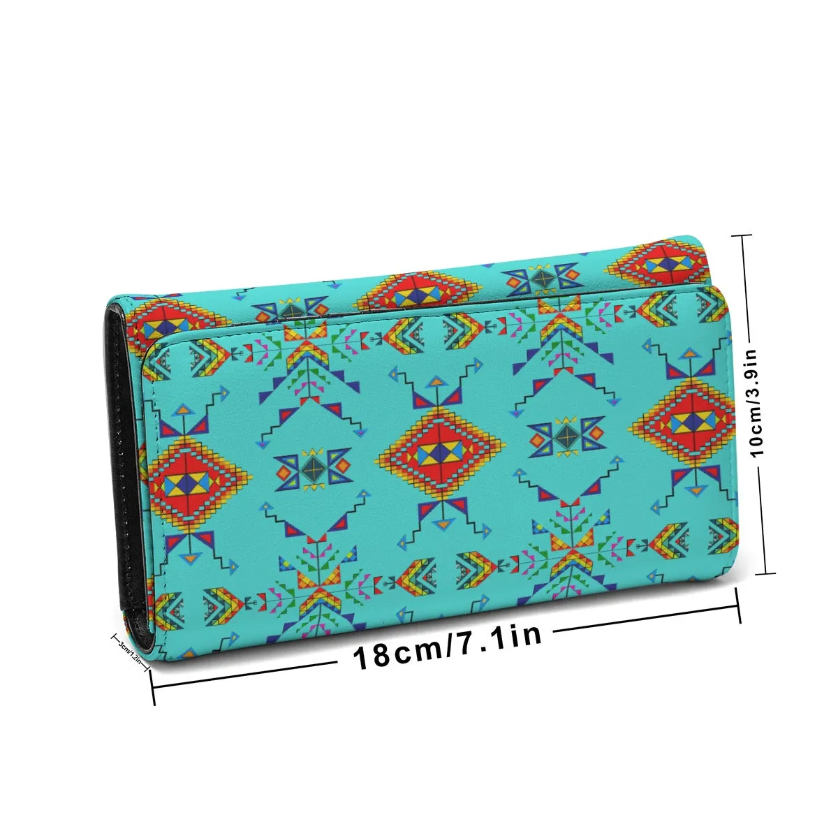 Buffalo Jump Turquoise Foldable Wallet