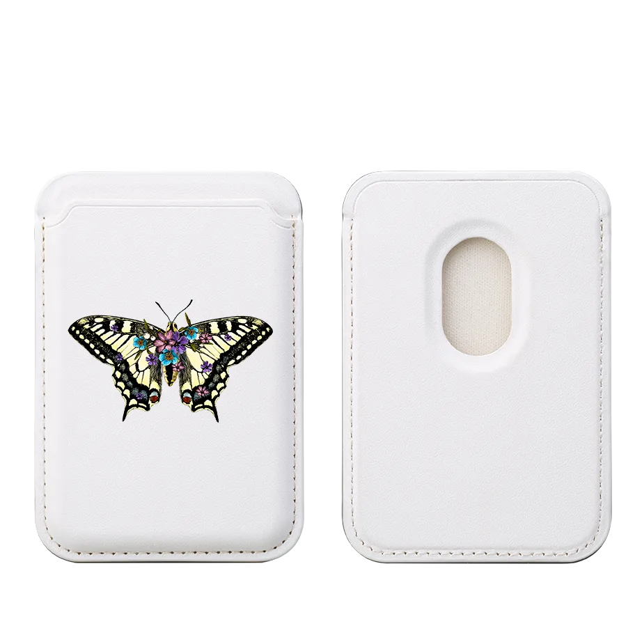 Butterfly IV MagSafe Wallet- White