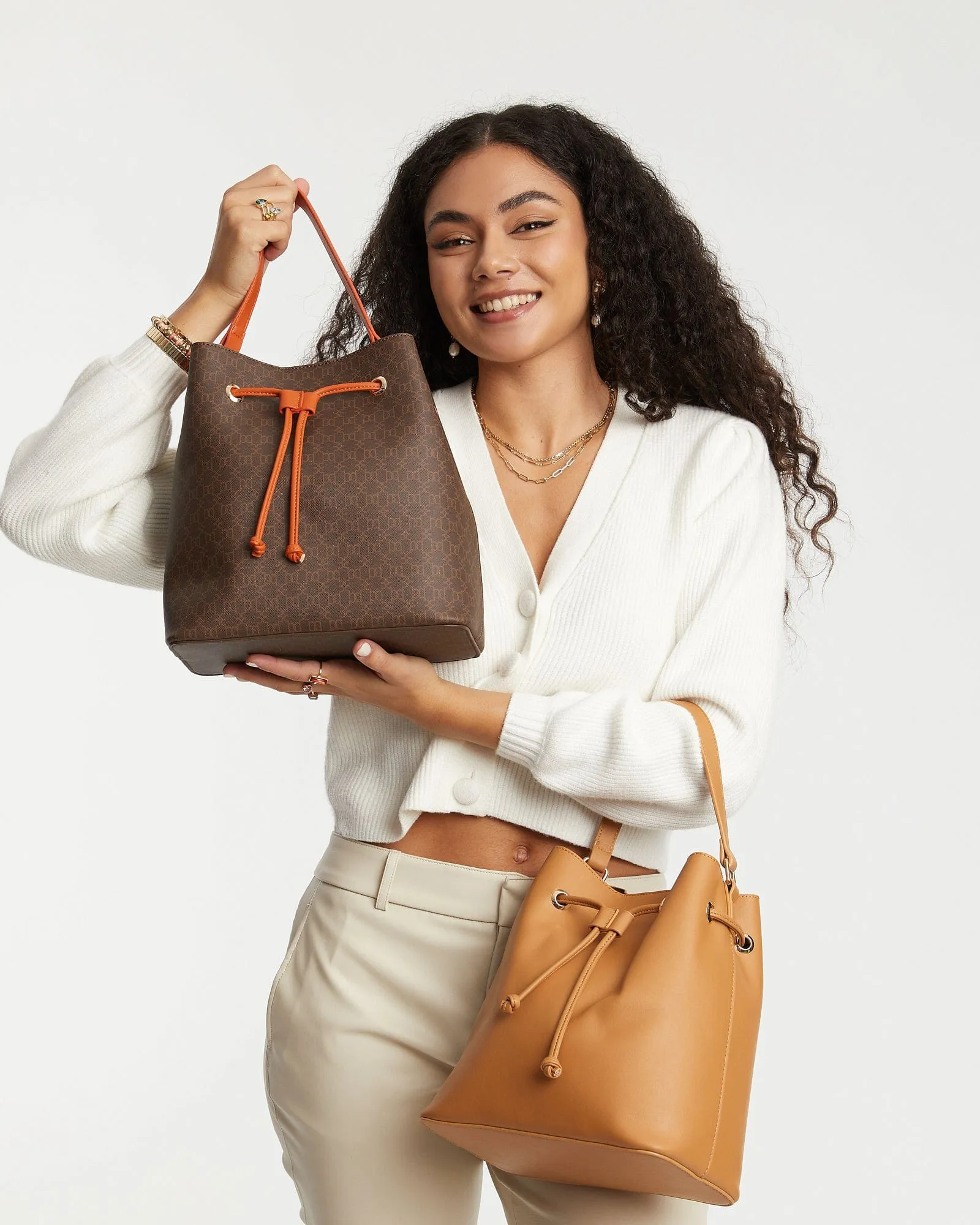 Caramel Jordan Bucket Bag