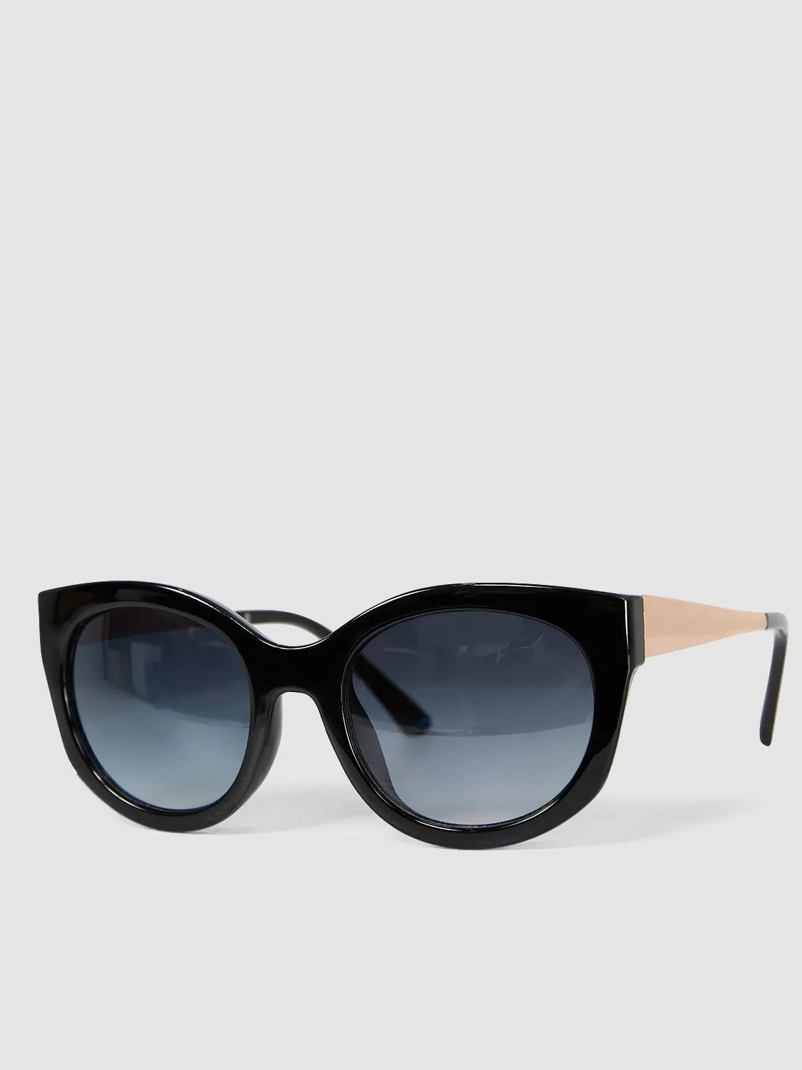 Cat Eye Sunglasses With Metal Details