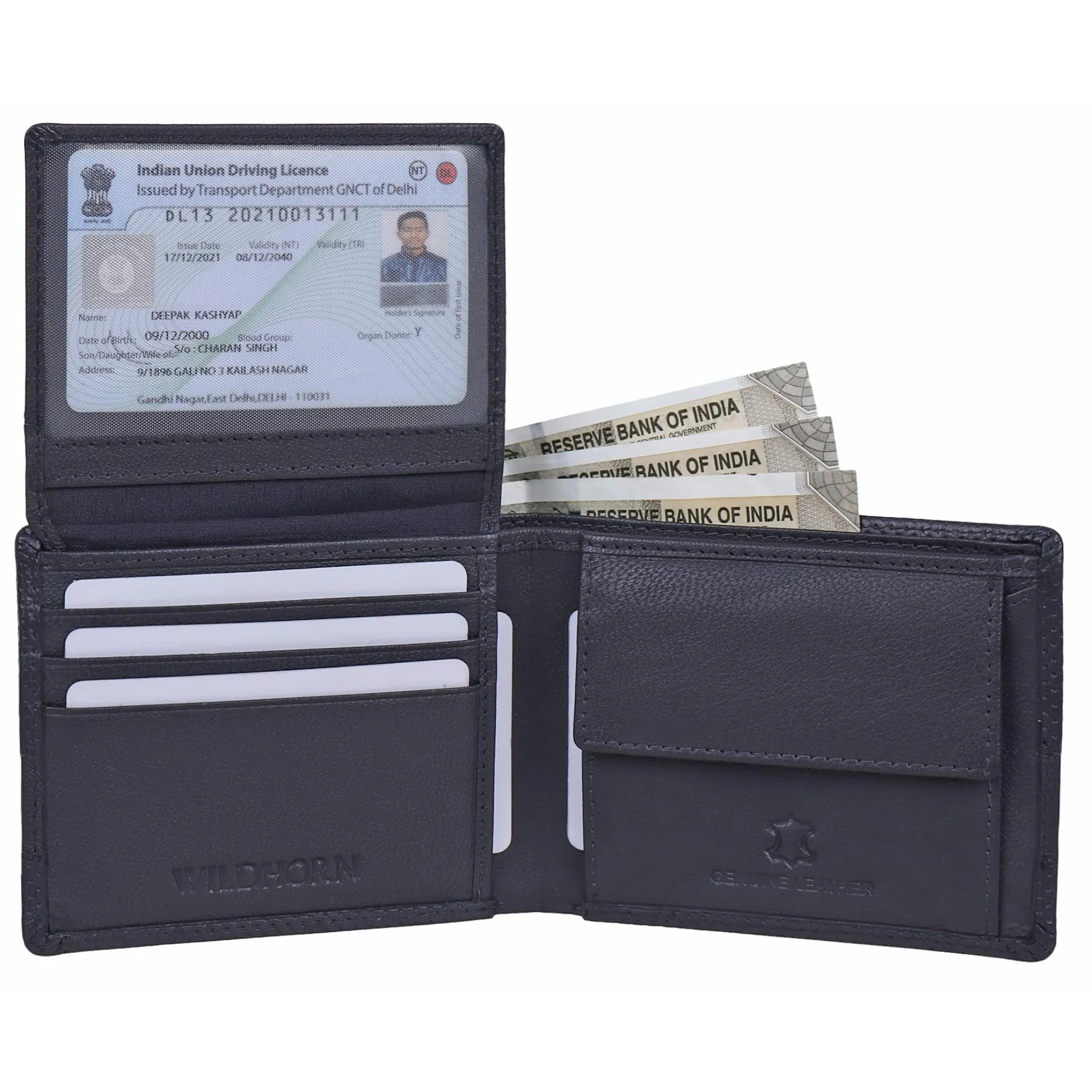 CHESTER RFID Protected Leather Wallet for Men