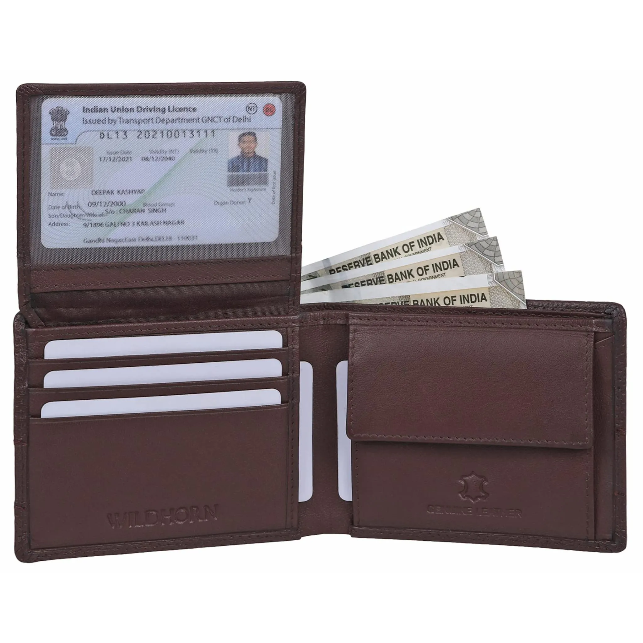 CHESTER RFID Protected Leather Wallet for Men