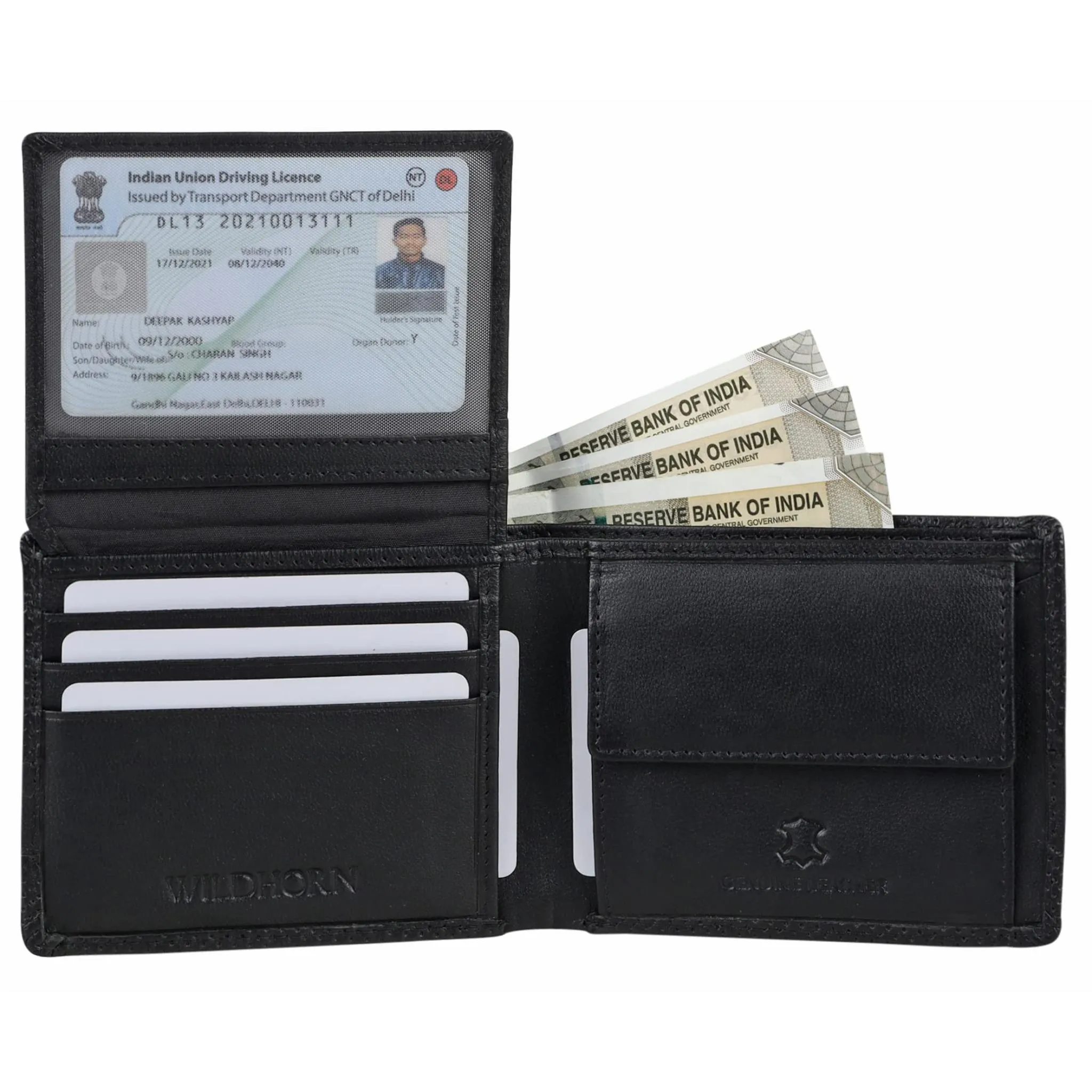 CHESTER RFID Protected Leather Wallet for Men