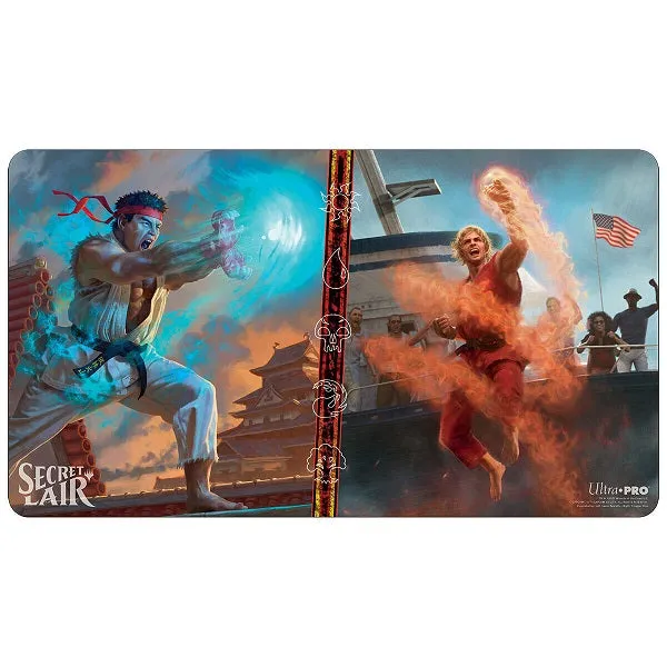 CONSIGNMENT - Playmat - Ultra Pro Secret Lair Street FIghter Ryu/Ken