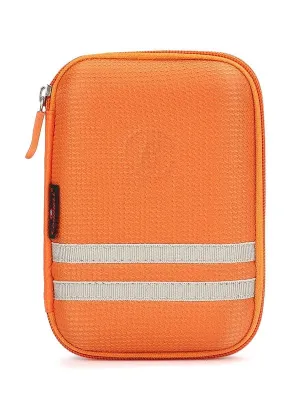 CoolBELL Travel Hard Disk Case Pouch Electronic Accessories Bag (Orange)