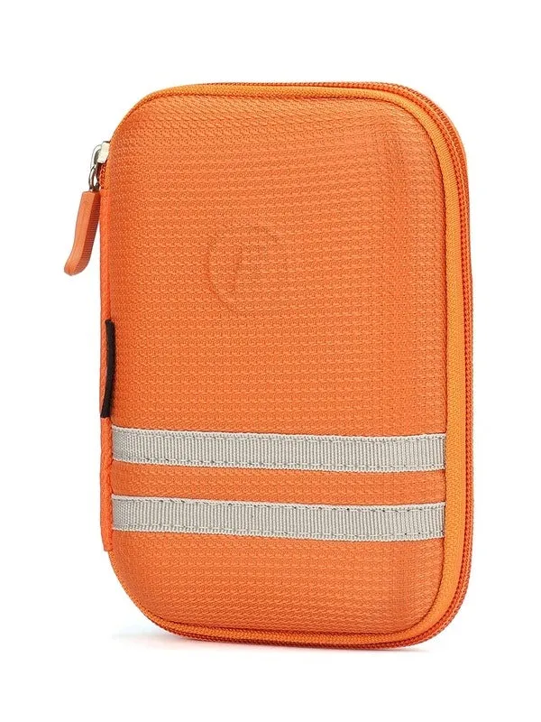 CoolBELL Travel Hard Disk Case Pouch Electronic Accessories Bag (Orange)