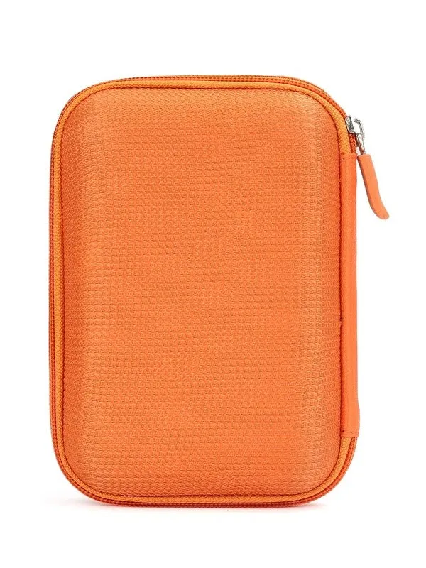 CoolBELL Travel Hard Disk Case Pouch Electronic Accessories Bag (Orange)