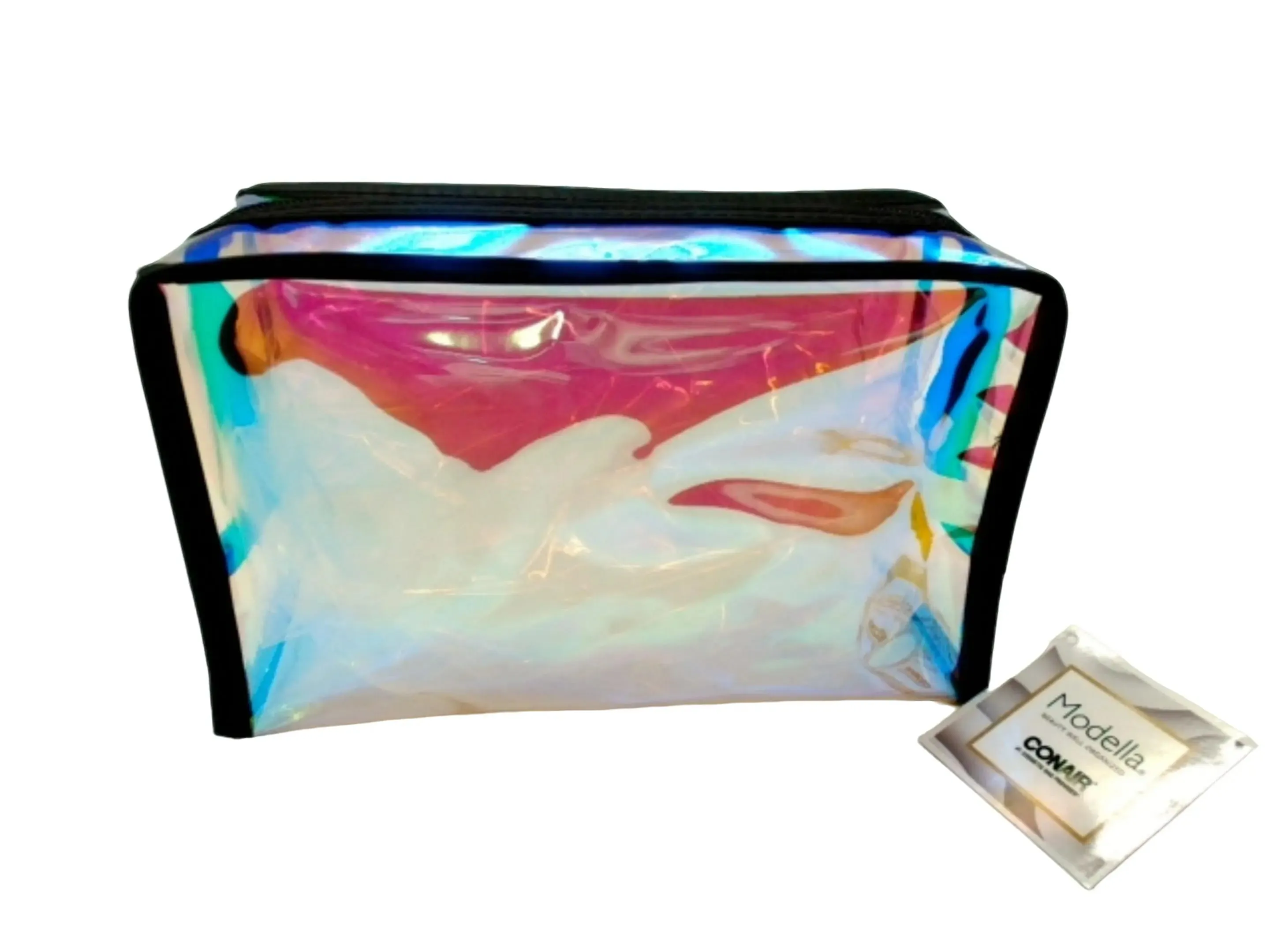 Cosmetic Bag 4" x 9.5" x 5.5" Iridescent Modella Conair