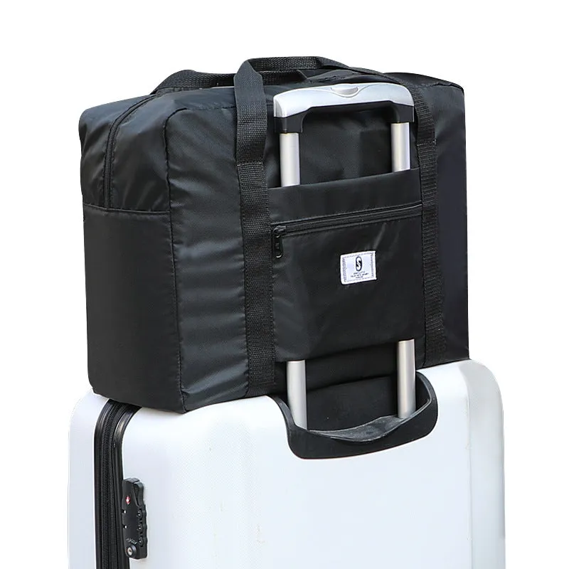 Crew Bag Topper - Short distance luggage bag Oxford folding moving portable luggage trolley case handbag travel storage bag