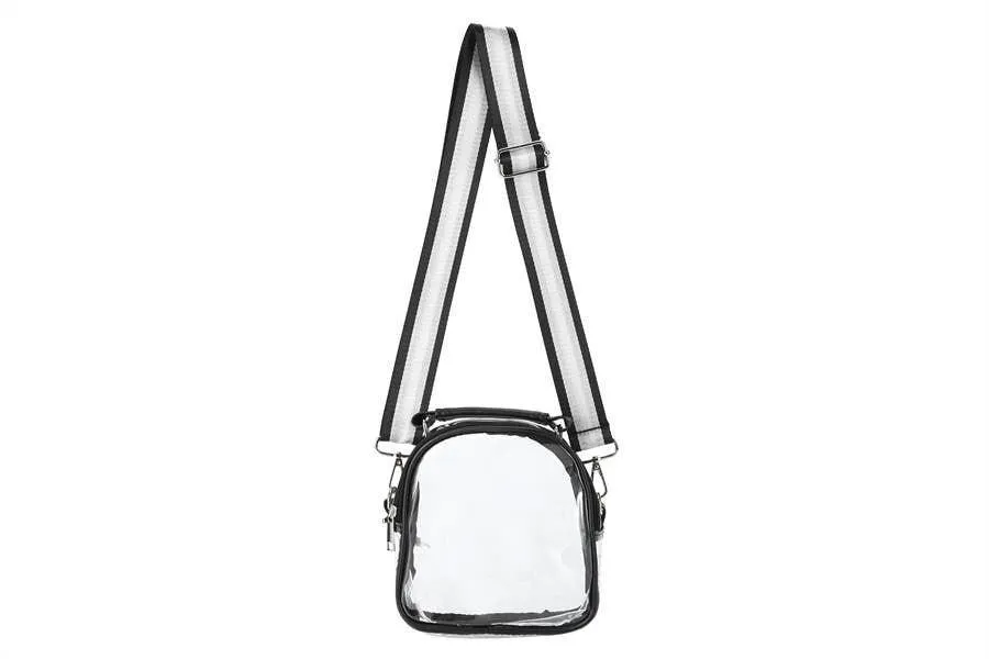 Crossbody Guitar Strap Clear Bag